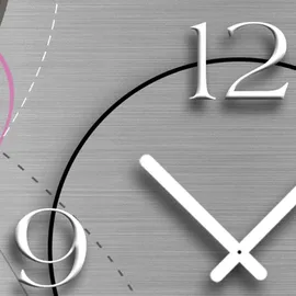 Dixtime Wanduhr - Dixtime Modell: 3D-0053