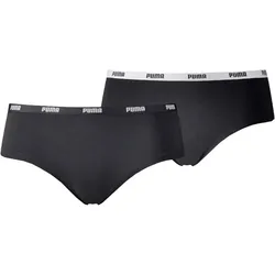 Panty Damen Hipsters 2 Pack SCHWARZ XS