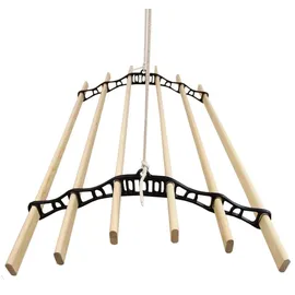 MonsterShop Deckentrockner 1,8 m schwarz