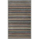 Wash+Dry Flachwebeteppich Hawthorn Stripe, Mehrfarbig, Textil, Streifen, rechteckig, 75x120 cm Oeko-Tex® Standard 100, für Fußbodenheizung geeignet, Teppiche , Böden, Teppiche, Webteppiche