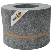 zaunzu Design Vlies für Doppelstabmatten Hellgrau 10x 2,55m
