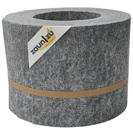 zaunzu Design Vlies für Doppelstabmatten Hellgrau 10x 2,55m
