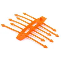 KOX Verbissschutzklemmen Orange 1000 Stk.