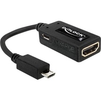 DeLock 65314 Adapter Micro-USB Stecker - HDMI Buchse +