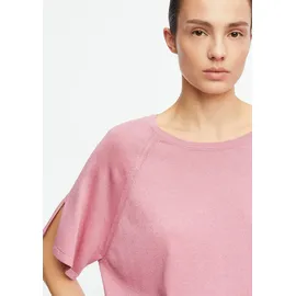 Comma, Feinstrickpullover aus Glitzergarn Rosa M