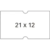 APLI agipa Etiketten für Preisauszeichner, 21 x 12 mm, weiß,