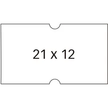 APLI agipa Etiketten für Preisauszeichner, 21 x 12 mm, weiß,