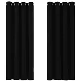 Deconovo Single Blackout Curtains Thermo-Verdunkelungsvorhänge für Schlafzimmer, Polyester, 140 x 260, 2