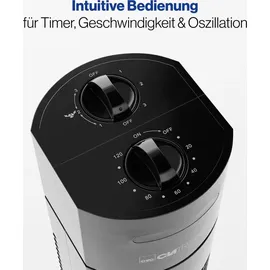 Clatronic TVL 3770 78 cm Turmventilator Schwarz