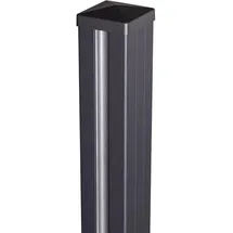 GROJA Alu-Steckzaun Torpfosten 9 x 9 x 240 cm Anthrazit