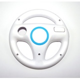 1x Nintendo Wii Lenkrad WEISS WEIß Mario Kart Controller Zubehör Wheel - NEU