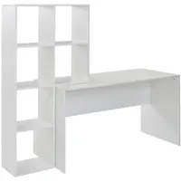 KADIMA DESIGN Schreibtisch mit Regal 170x59x143,5 cm Bürotisch Modern,