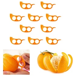 MAVURA Orangenschäler »ORANGENFIX Orangen Schäler Apfelsinenschäler Obstschäler Zitrusschäler Apfelsinen Schäler [10er Set]«