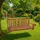 deluke Schaukelbank 120 x 61 x 70 cm Teak