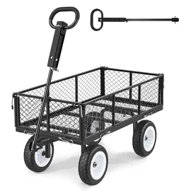 Vevor Bollerwagen 408,2 kg Tragkraft schwarz