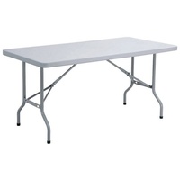 SODEMATUB Klapptisch Klapptisch, mit Kunststoff-Tischplatte und Sicherheitsarretierung grau 152 cm x 74 cm x 76 cm