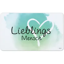 KESPER 31253 Dekor-Frühstücksbrettchen Motiv LIEBLINGSMENSCH