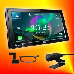 JVC KW-M875DBW Autoradio Moniceiver DAB+ und GPS Antennen