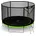 Trampolin 252 schwarz/grün