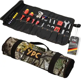 YPC VarioRoll XL Werkzeug Rolltasche 20 Steckfächer/15 Schlaufen 56x34cm
