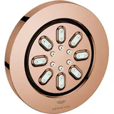 Grohe Seitenbrause Rainshower Aqua 7,5cm, 2 Stahlarten, warm sunset