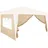 DEUBA Seitenwände für Pavillon Capri 2 Stück 3 x 6 m Beige
