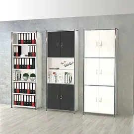 Kerkmann Lago Büroschrank 80,0 x 38,0 x 220,0 cm weiß