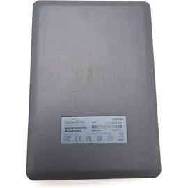 UnionSine Externe Festplatte 500GB ultradünn tragbar 2,5 Zoll USB 3.0, SATA, Festplattenspeicher für PC, Mac,TV, Wii U, Xbox, PS4 (Schwarz)