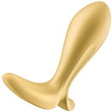 Satisfyer Satisfyer, 'Intensity Plug’, 8,8 cm, körperfreundliches Silikon, wasserdicht (IPX7), Appgesteuert, Farbe:Gold