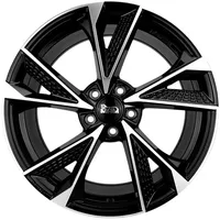 mam wheels MAM Rs6 Black Front Polish 8x18 ET 38 5/100 Alufelge Schwarz