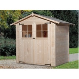 Weka Gartenhaus 316 2,54 x 2,50 m natur