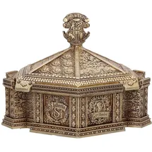 Nemesis Now Harry Potter Schmuckkästchen, Hogwarts, Lunchbox, Gold,