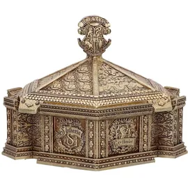 Nemesis Now Harry Potter Schmuckkästchen, Hogwarts, Lunchbox, Gold,