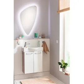 Fackelmann Waschbecken für Gäste-WC Links 54,5 cm Weiß