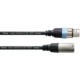 Cordial CCM 2.5 FM Mikrofonkabel 2,5 m, Schwarz