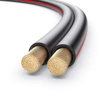 PureLink Lautsprecherkabel OFC 2 x 2,50mm2 (0,20mm), 50,0m, schwarz