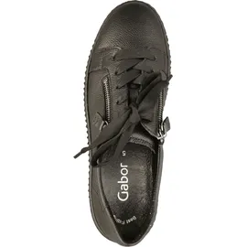Gabor Sneaker low für Damen, schwarz, Größe 38 EU / 5 UK