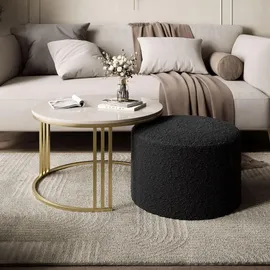 lookway LORI Schwarz Gold 70 x 49 x 70 cm