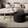 lookway LORI Schwarz Gold 70 x 49 x 70 cm