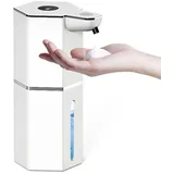 Hand Seifenschaumspender, Automatischer Seifenspender, 360ml IPX5 wasserdichte Sensor Seifenspenderpumpe mit 4 Einstellpositionen für Badezimmer Küche Büro