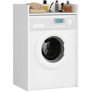 Akord Waschmaschinenschrank fin Akord Weiß 64 cm, 1 Regalboden B64xH50xT98 cm