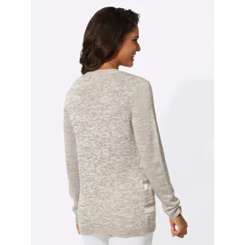 Casual Looks Strickpullover Mustermix Braun 50
