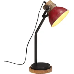 Schreibtischlampe 25 W Rot 18x18x60 cm E27