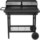 Robby - Holzkohlegrill 71x35,5cm mit trolley smoker one