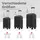 GENTOR Hartschalenkoffer GTSC XL 96 L Schwarz