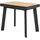 SKRAUT HOME 160 x 73 x 90 cm Eiche schwarz
