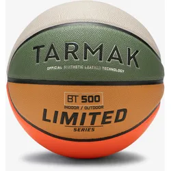 Basketball Grösse 7 FIBA-Zulassung - BT500 grün/orange, beige|grün|orange, EINHEITSGRÖSSE