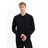 No Excess Half-Zip-Polo-Pullover Schwarz L