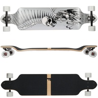 Flex1 bis 122kg - Drop Down Longboard (Flex1 bis 122kg, Geier - Drop Down - Ahornholz)