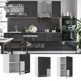 Vicco Hängeschrank Fame-Line 50 x 34,1 x 72 cm Anthrazit Hochglanz